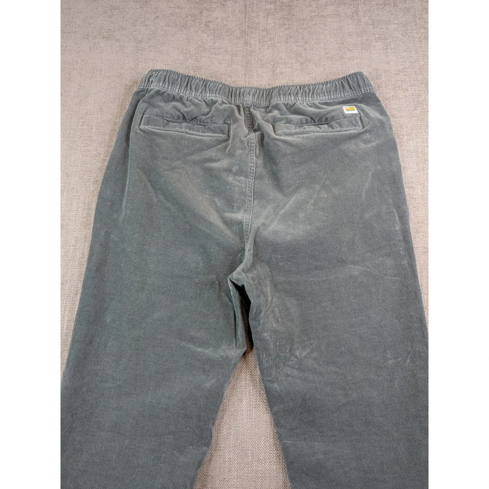 Vuori Pant Mens L Green Optimist Corduroy Drawstring Performance Casual Chino